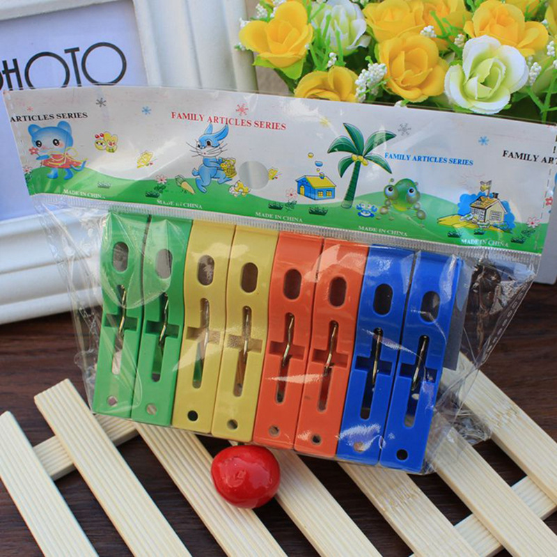 8 Large Quilt Clips, Clothes Drying Clips, Large Clips, Colorful Clips, Plastic Quilt Clips, Wholesale One Yuan