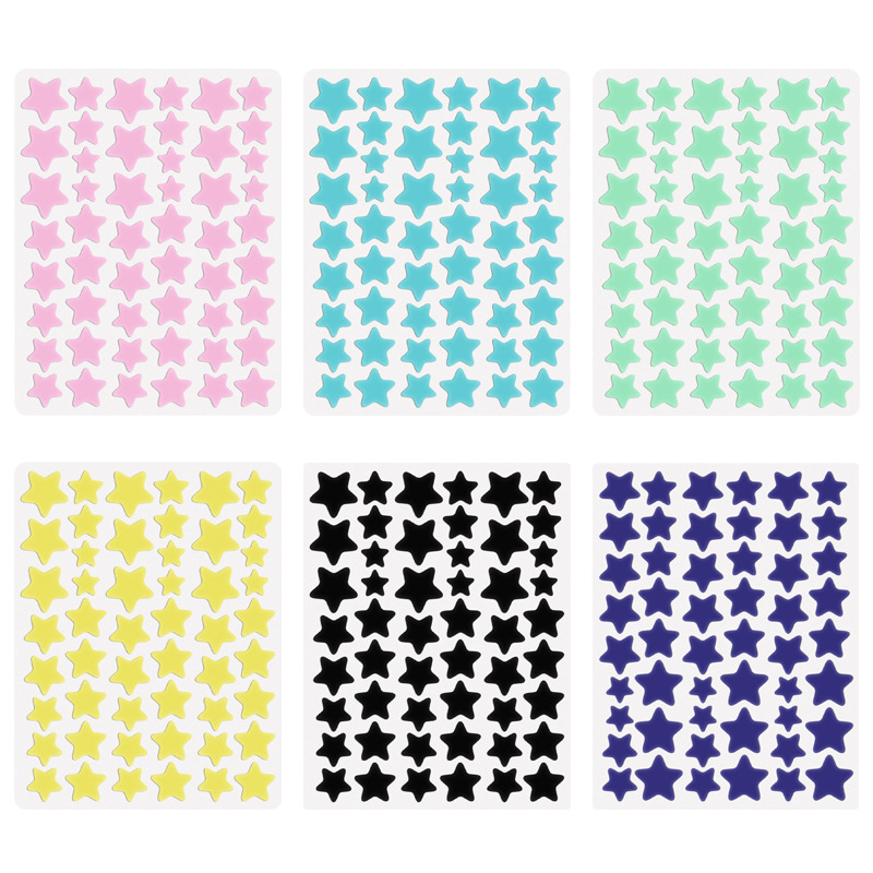 51 Pieces of Colorful Star Soothing Acne Patch Hydrocolloid Acne Patch Adsorption to Improve Acne Skin Acne Patch Amazon