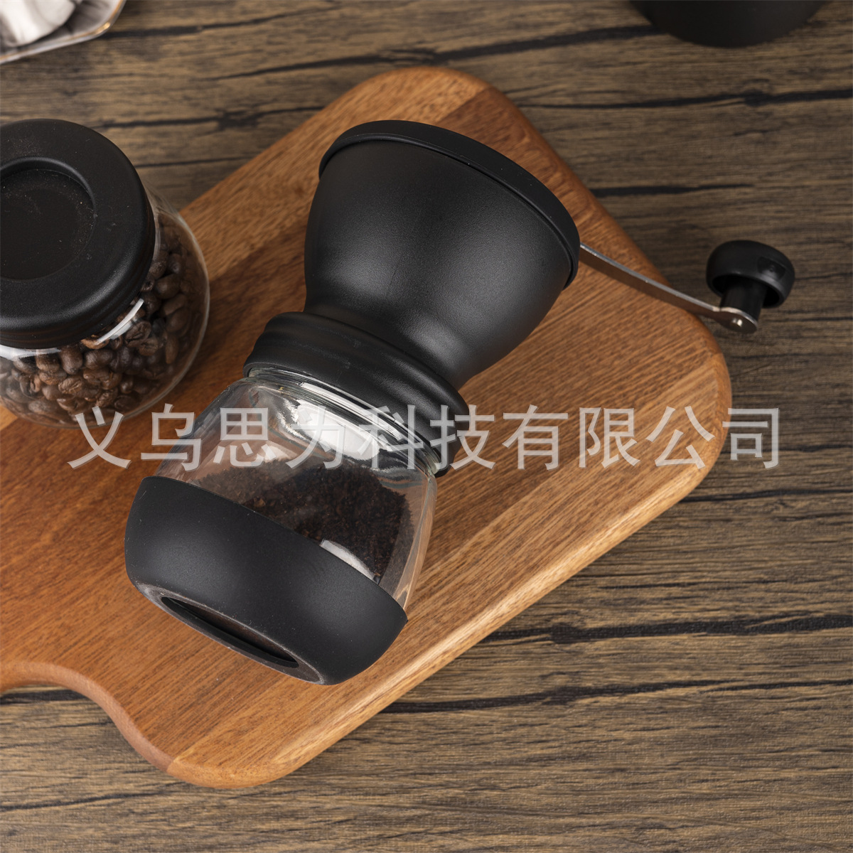 Amazon Large Capacity Glass Hand Grinder Coffee Grinder Set Home Manual Coffee Bean Grinder