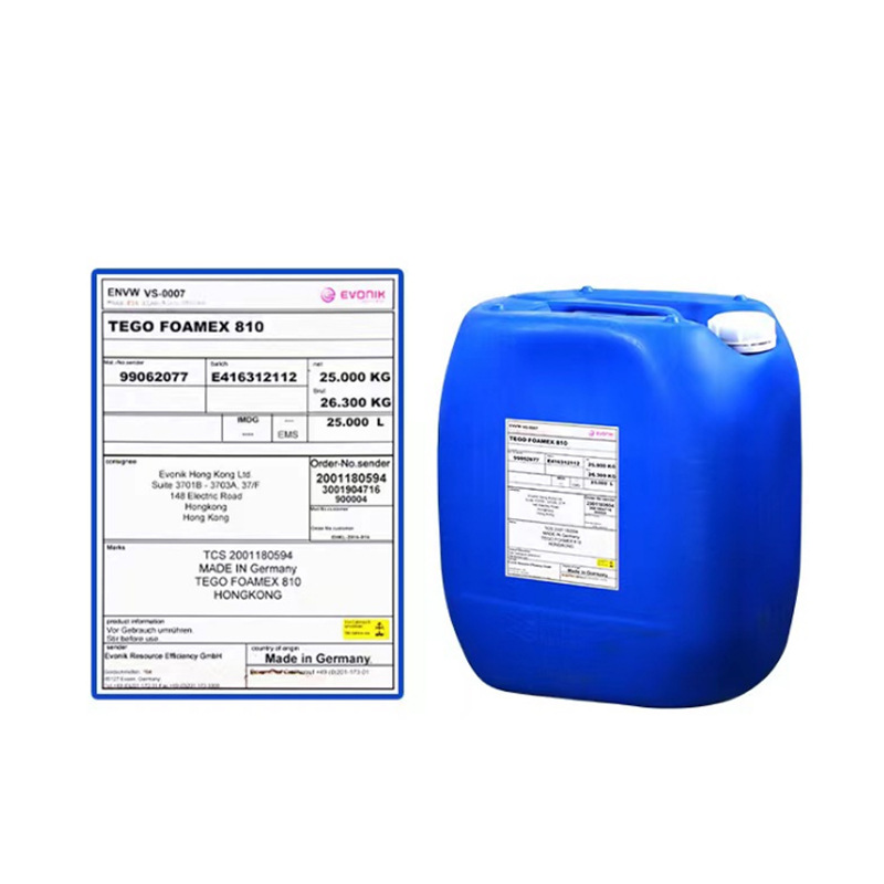 Digo Tego810 Defoamer Is an Efficient Defoaming Agent for Large Bubbles and Microbubbles Polyether Siloxane Concentrated Water-Based Defoaming Agent