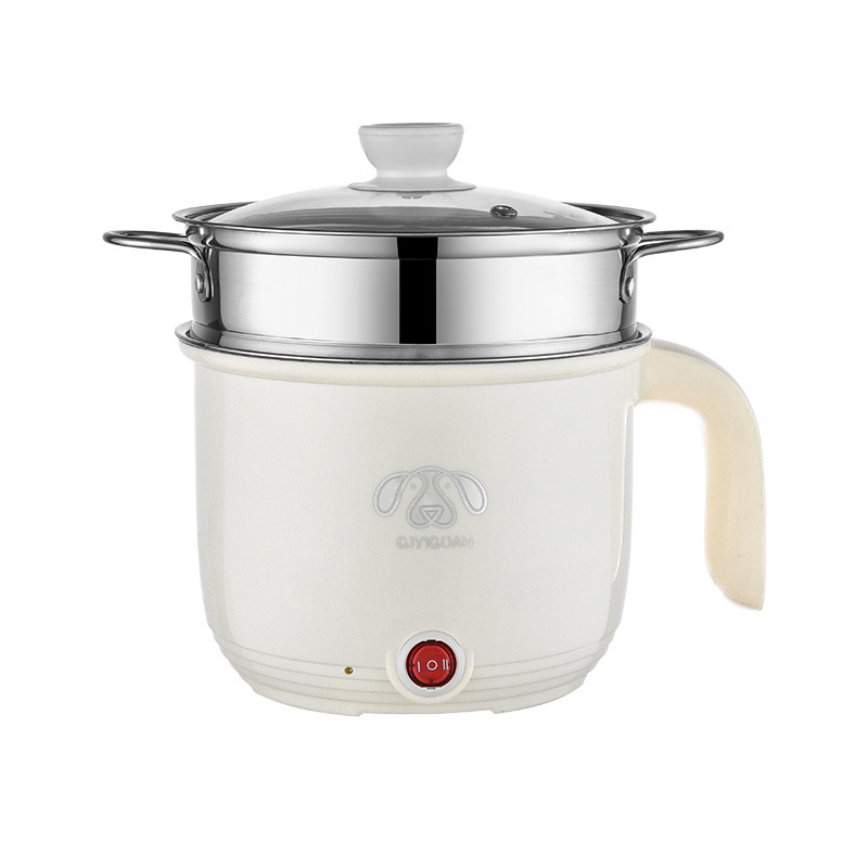 Electric cooking pot 1 person 2 student pot dormitory mini small electric pot multifunctional household noodle small integrated pot electric heating pot