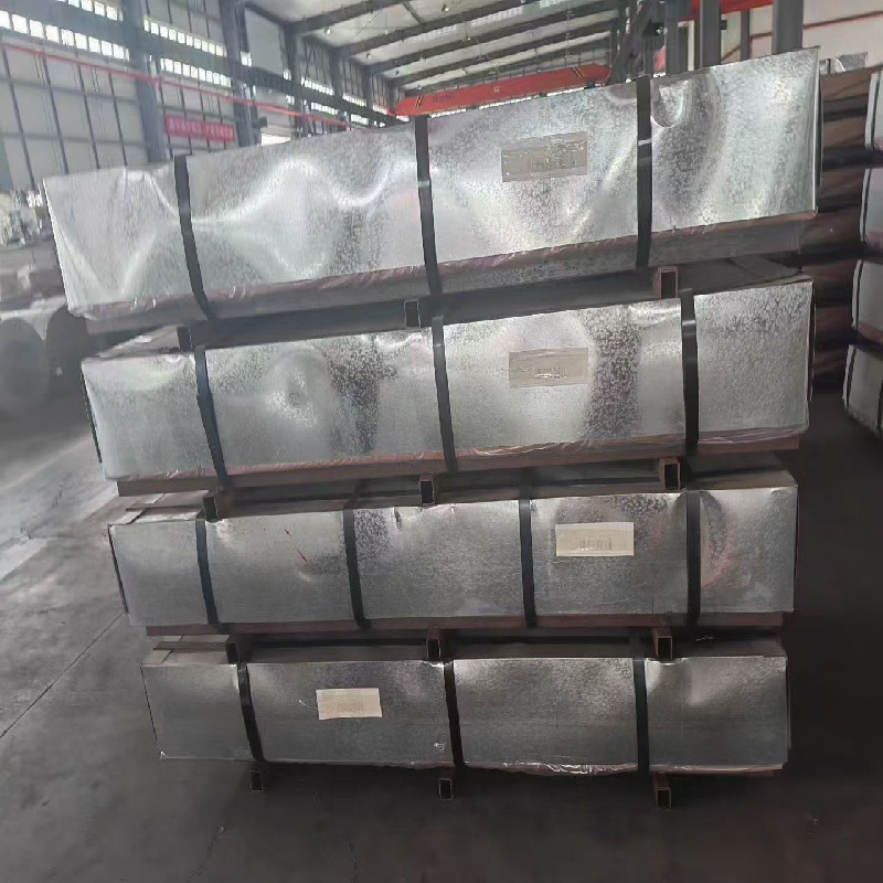 Tianjin Manufacturer Aluminum-Zinc Plated Corrugated Iron Sheet 840/900 Watt Type Export Iron Sheet Packaging