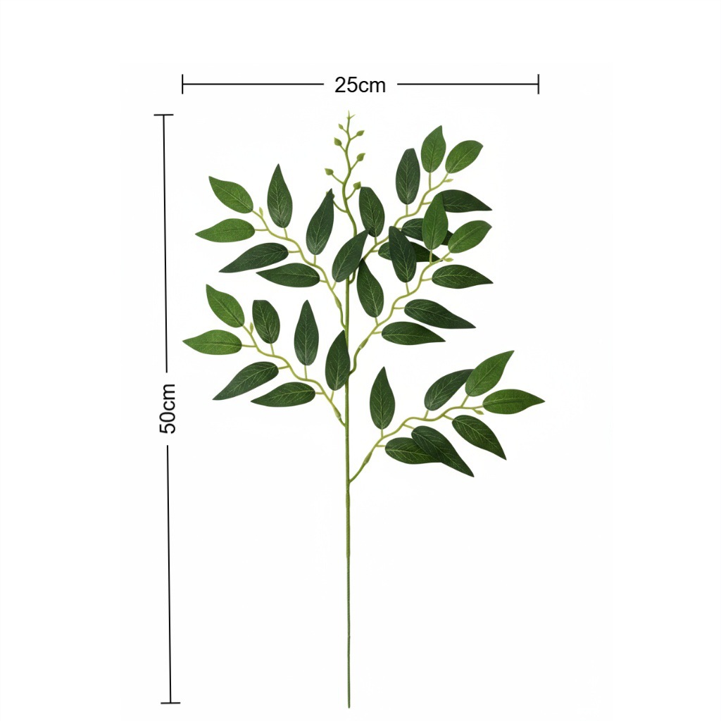 Amazon Artificial Eucalyptus with Fruit Flower Arrangement Decoration Cross-Border Eucalyptus Leaves Home Decoration Artificial Green Plants Wholesale