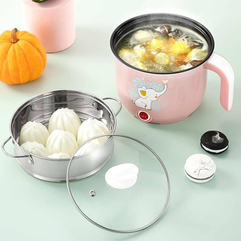 European regulations and US regulations cross-border electric cooking pot multi-use student dormitory ramen pot electric hot pot cooking pot mini electric wok generation