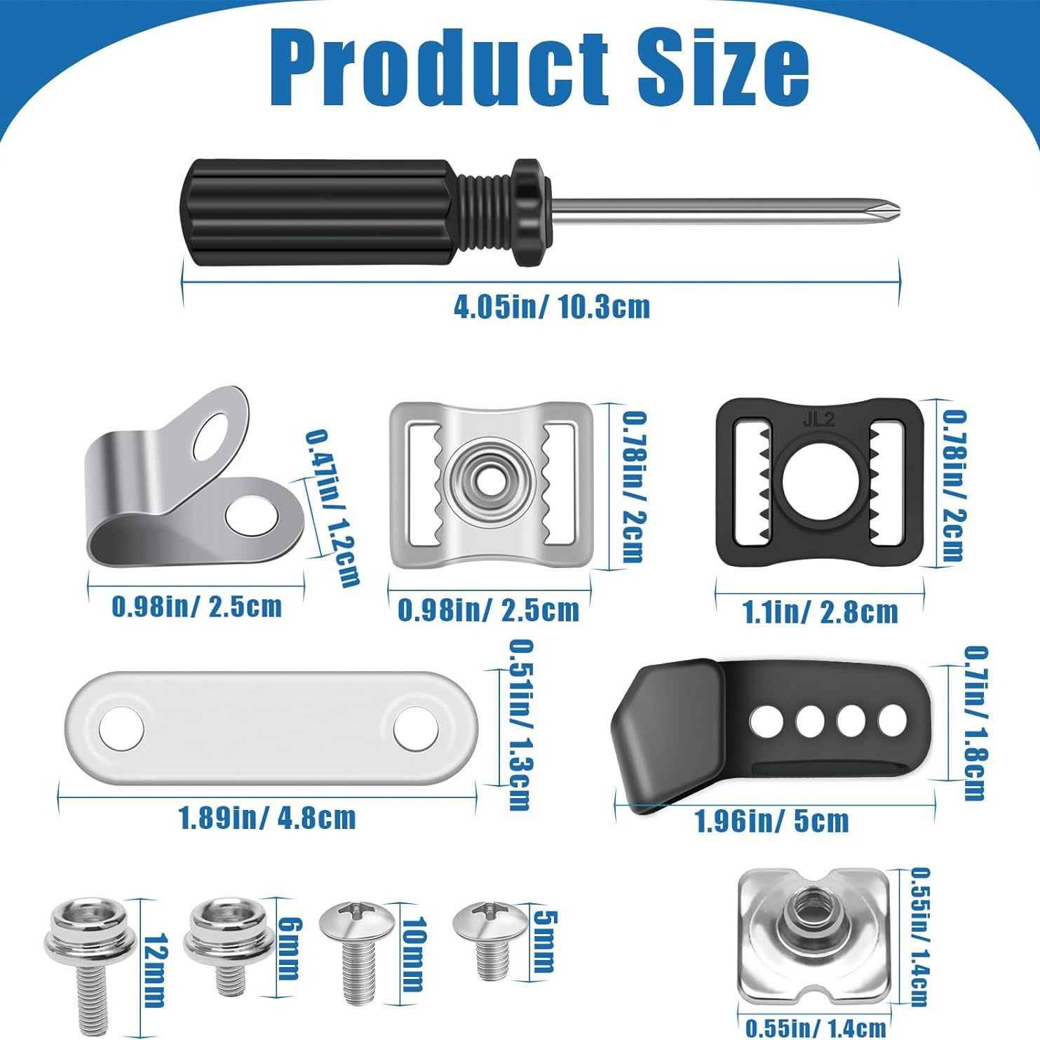 31-piece set of boxed rugby baseball hockey softball helmet repair kit replacement screw parts