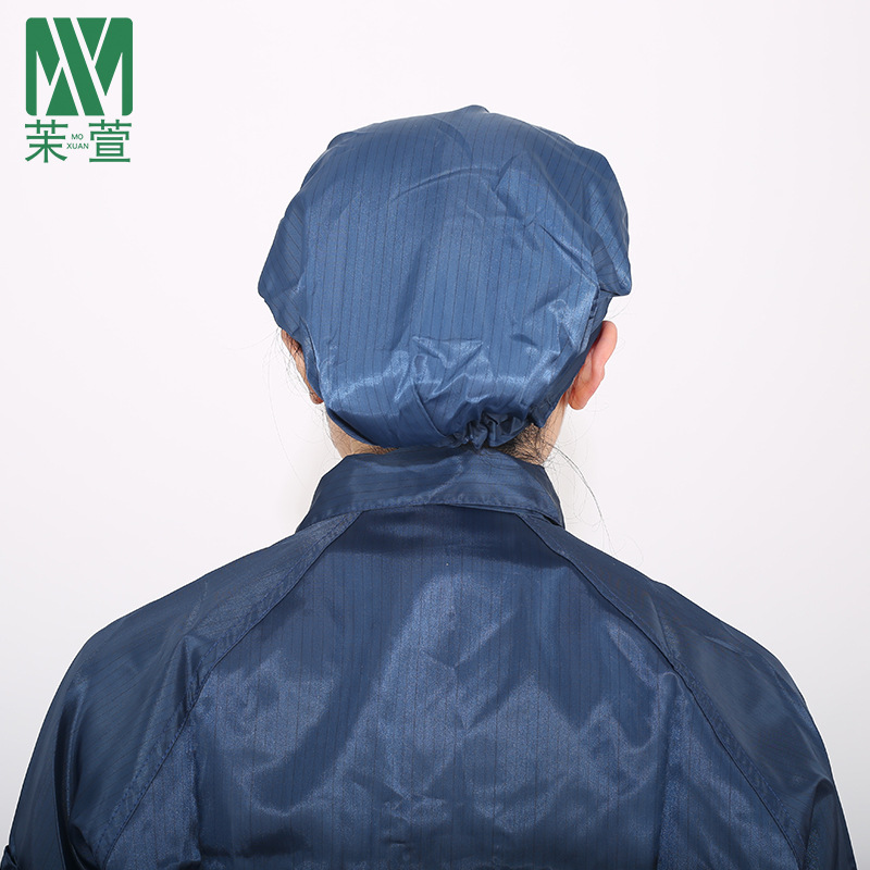 Anti-static hat dust-free hat workshop work hat men's and women's food dust-proof hat size peaked cap breathable wholesale