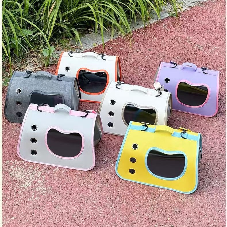 Factory Direct Supply Cat Carrier Pet Bag Portable Handheld Shoulder Bag All-Season Foldable Pet Supplies