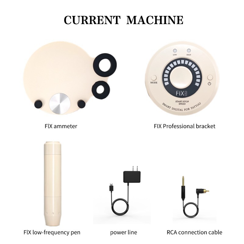 2025 New Fix Pmu Tattoo Current Meter Multi-Frequency Meter Smp Tattoo Hair Wild Eyebrow Mist Eyebrow Sweep Lip Tattoo Machine