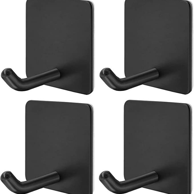 Cross-border kitchen strong sticky hook 304 stainless steel door rear metal kitchen seamless small hook Amazon explosions