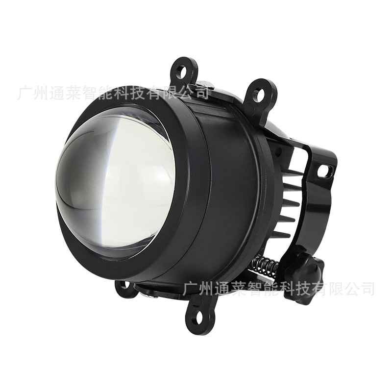 New Modified Universal 3.0inch Four-Corner Bracket Led Lens Fog Light High-Brightness Waterproof Dual-Light Laser Headlight
