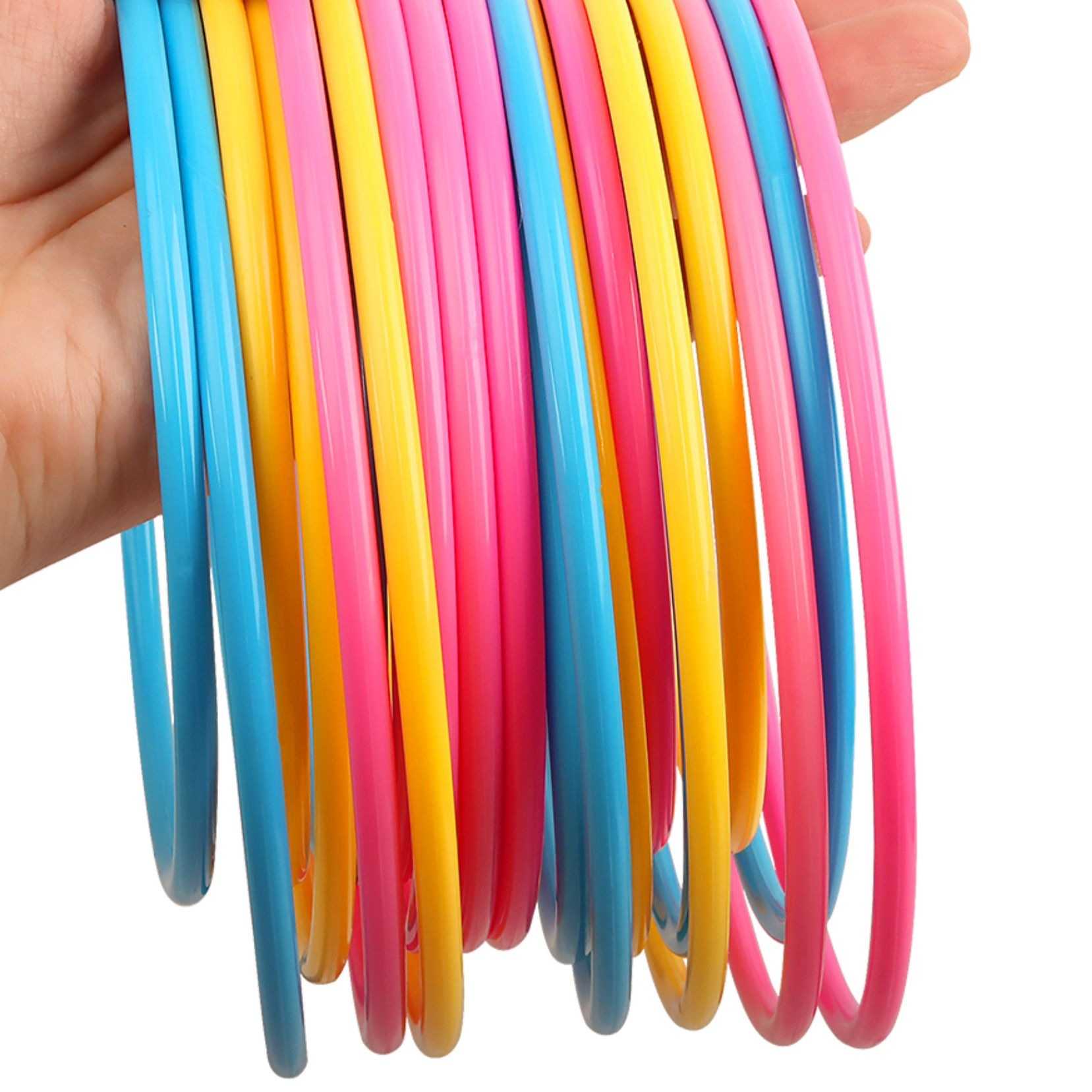 Bold stall night market ring throwing plastic ring ring throwing Ring children's toy in stock wholesale solid Hollow