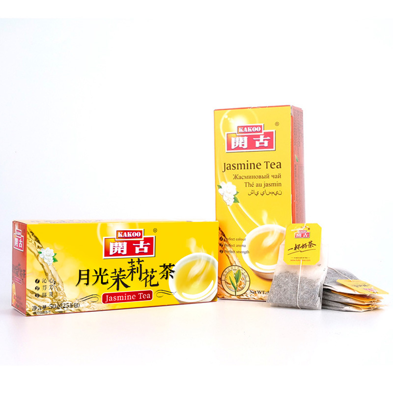 Kaiguchun Green Tea 25 packs double-piece double-capsule green tea bag disposable boxed office hotel tea bag