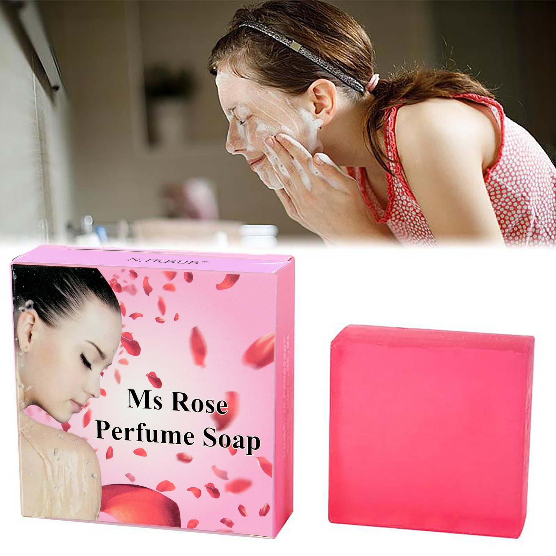 Розовое мыло для ванны, очищающее мыло, контроль масла, удаление клещей, ручное мыло, оптовая продажа на английском языке