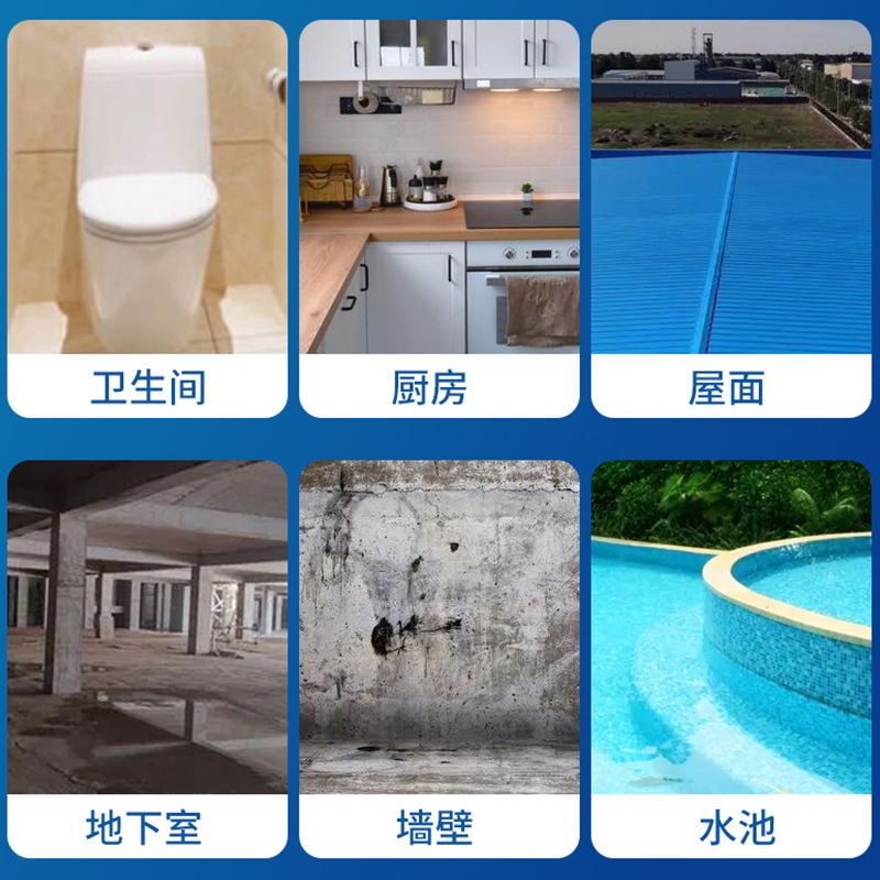 Directly Supplied Water-Proof and Leak-Proof 1kg Leak-Proofing King Waterproof Leak-Proof with Water Construction Quick-Drying Cement Quick-Acting Type 20kg Leak-Proof