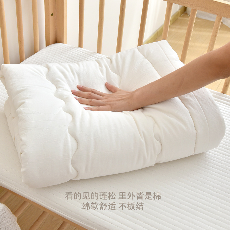 Baby Quilt Core Newborn Children Autumn and Winter Thickened Pure Cotton Quilt Core Kindergarten Baby Four Seasons Universal Quilt Core