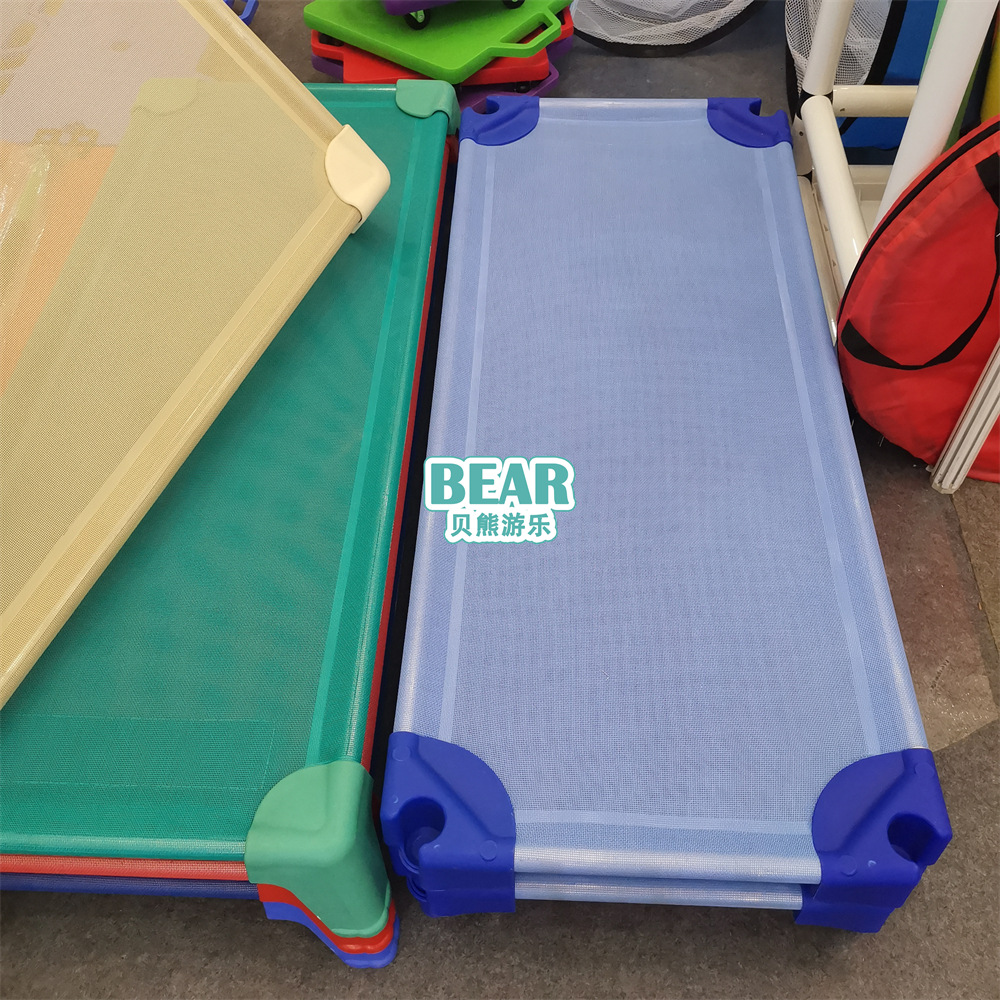 Kindergarten Imported Mesh Bed Children's Breathable Mesh Stacked Bed Early Education Center Single Nap Bed Lunch Break Small Bed