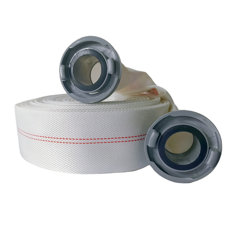 Fire Hose 16 Type 65 High Pressure Thickeneded Explosion-Proof Engineering Water Infusion Canvas Soft Water Pipe Agricultural Watering Ground Hose