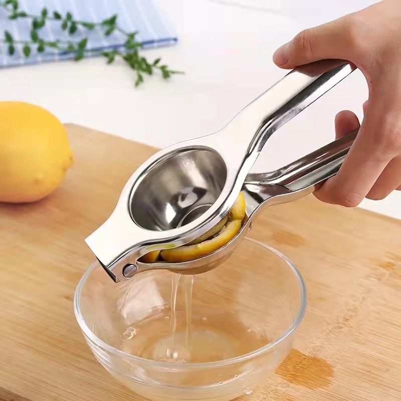 Stainless steel manual lemon clip household large juicer Runsheng multi-function juicer commercial lemon juicer