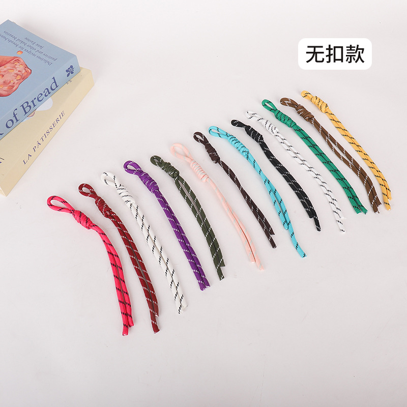 Diamond Knot Hanging Bell Style Rope Pendant DIY Colorfulful Knotted Rope Braided Rope Fashionable Roman Knot Key Lanyard