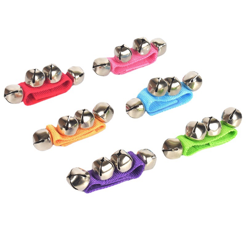Orff percussion instrument wrist bell baby kindergarten children's dance performance hand bell foot bell hand bell early teaching aid