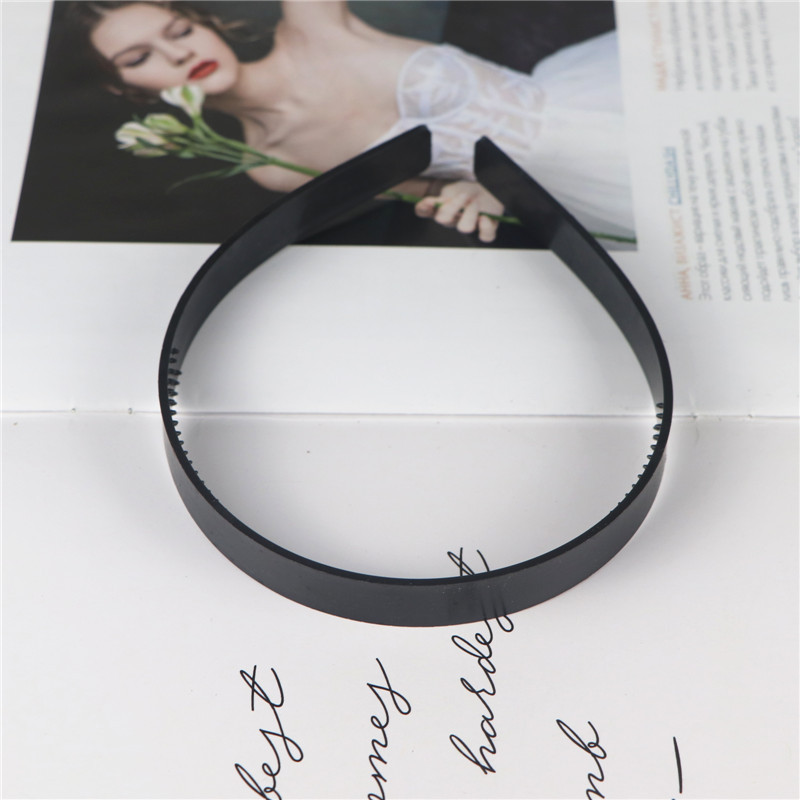 1.5cm Double Row Tooth Headband Plastic Headband Base Plate Handmade DIY Hair Accessories Accessories Furry Toy with Anti-Slip Teeth