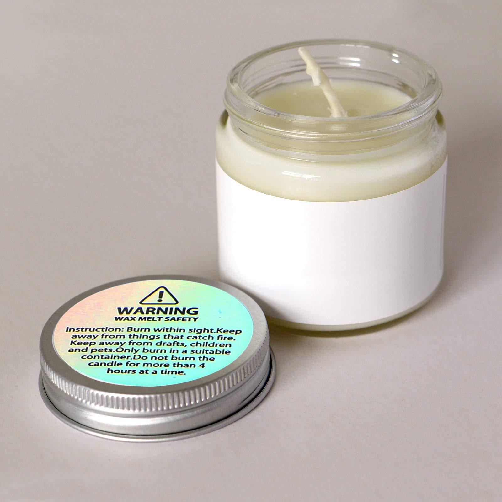 Amazon eBay cross-border hot products candle warning label candle jar container sticker Candle safety label