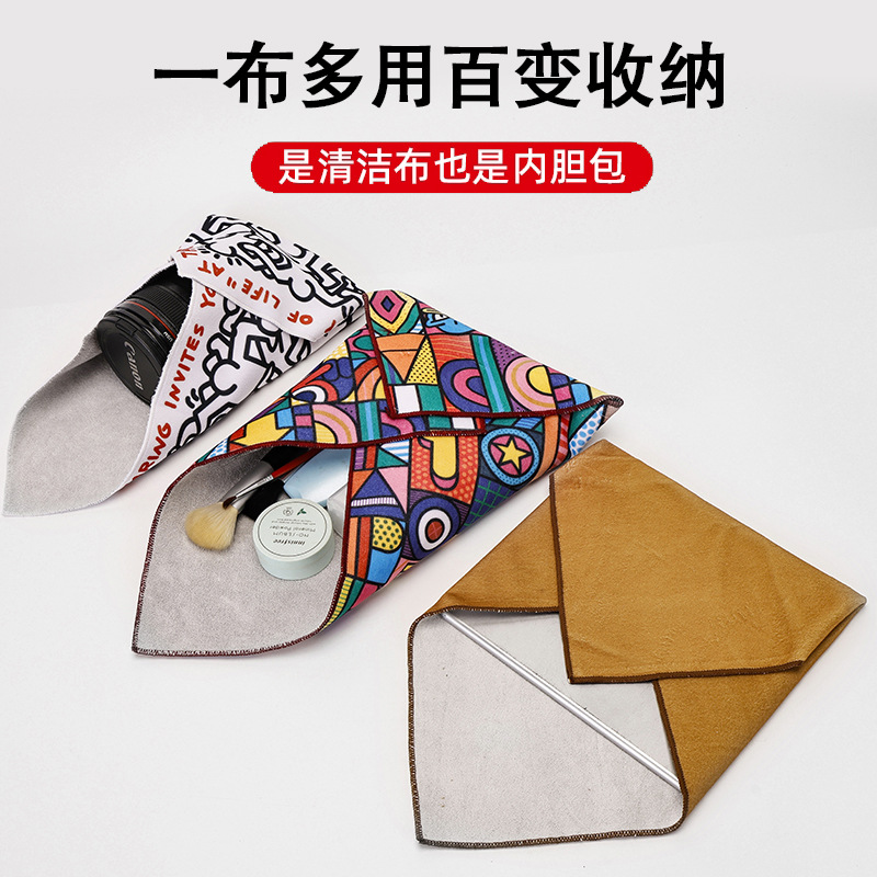 Кусок ткани для упаковки камеры, самоклеящаяся ткань, складная ткань, защитный мешок для объектива