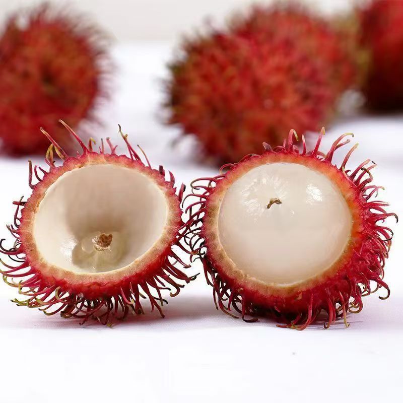 Freshly Picked and Shipped Hainan Baoting No. 7 Rambutan, Fresh Tropical Fruit for Pregnant Women, Gift Box with Free Shipping