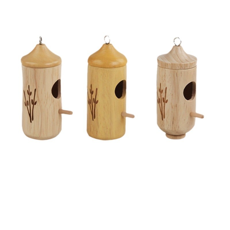 Cross-border explosions factory direct charming decorative hummingbird house garden wooden bird house