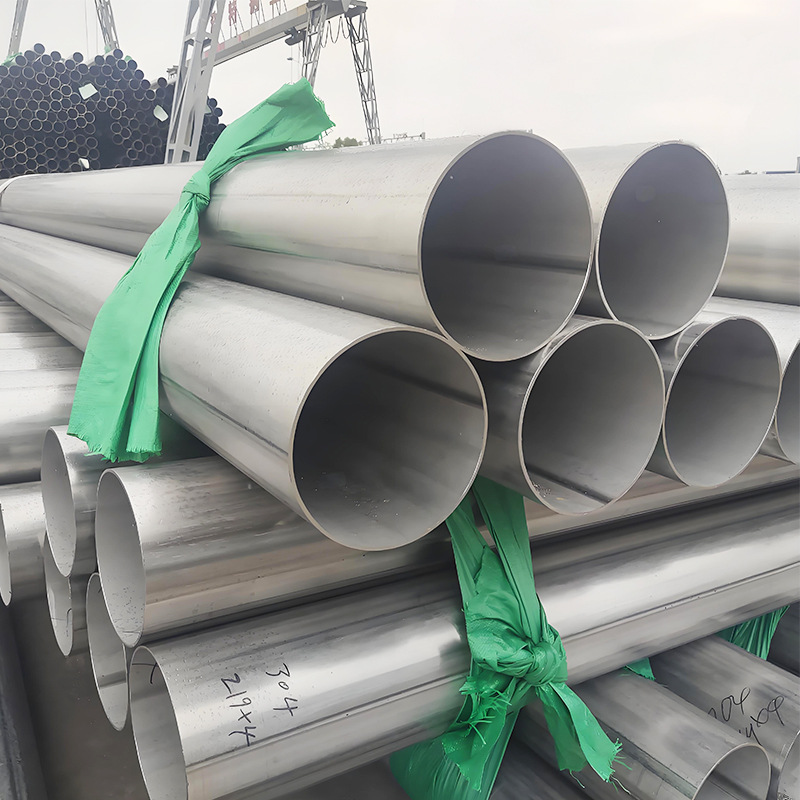 Manufacturers Wholesale Stainless Steel Welded Pipe 304 316L 201 Large Diameter Stainless Steel Industrial Welded Pipe