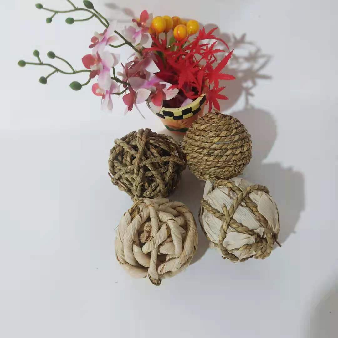 Hamster Parrot Rabbit Toy Combination Teething Grass Ball