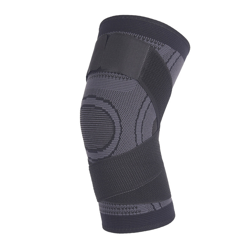 Cross-Border Sports Pressurized Knitted Strap Nylon Knee Pads Unisex Running Mountaineering Knee Pads Sports Protective Gear