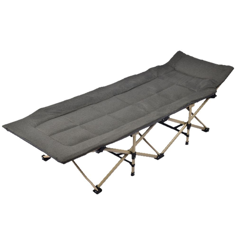 Office single folding bed lunch break chair reinforced outdoor folding recliner recliner simple recliner a generation of hair