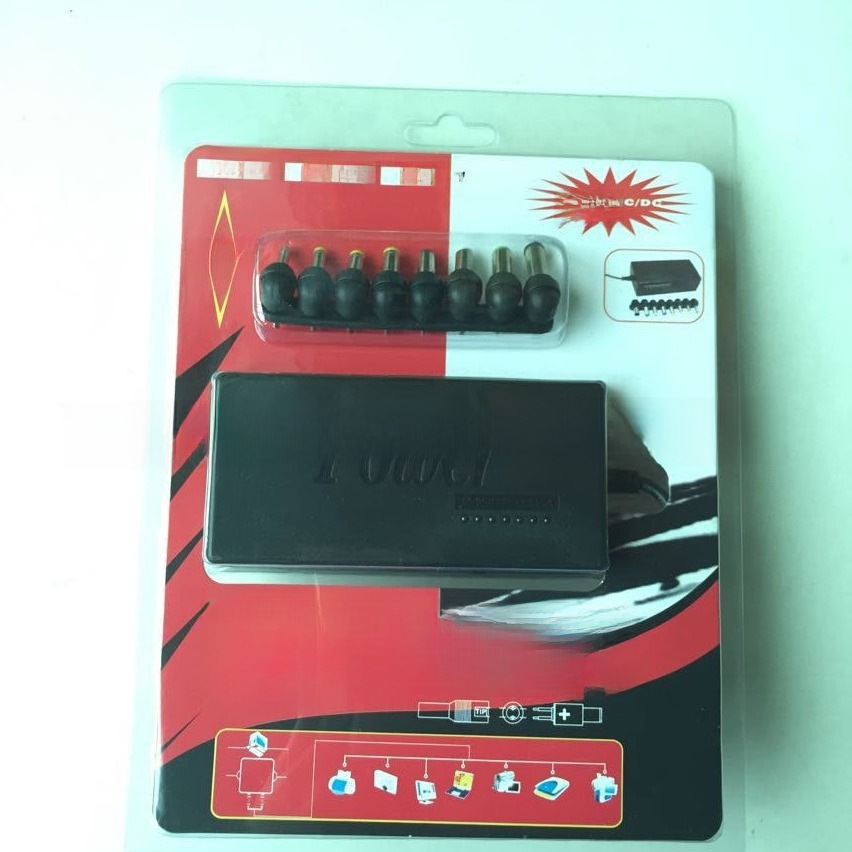 96W Multifunctional Laptop Charger 12V-24V Adjustable 96W Universal Notebook Power Adapter