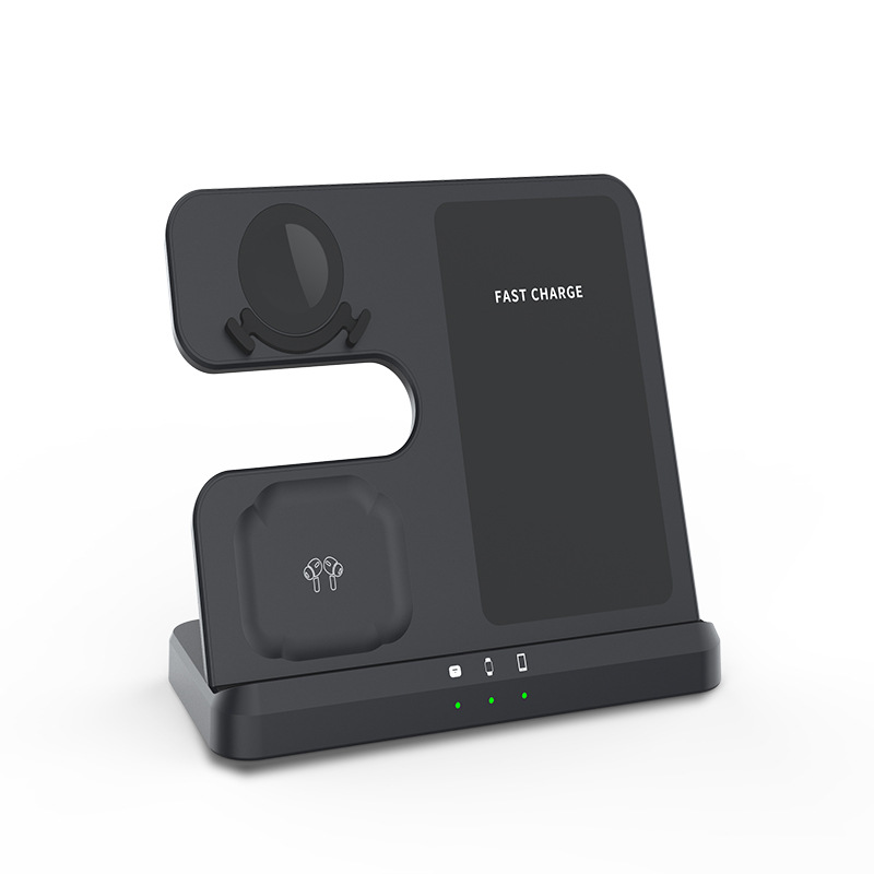 Popular Three-In-One Wireless Charger Suitable for Samsung Apple Mobile Phones, Earphones and Watches Wireless Charger