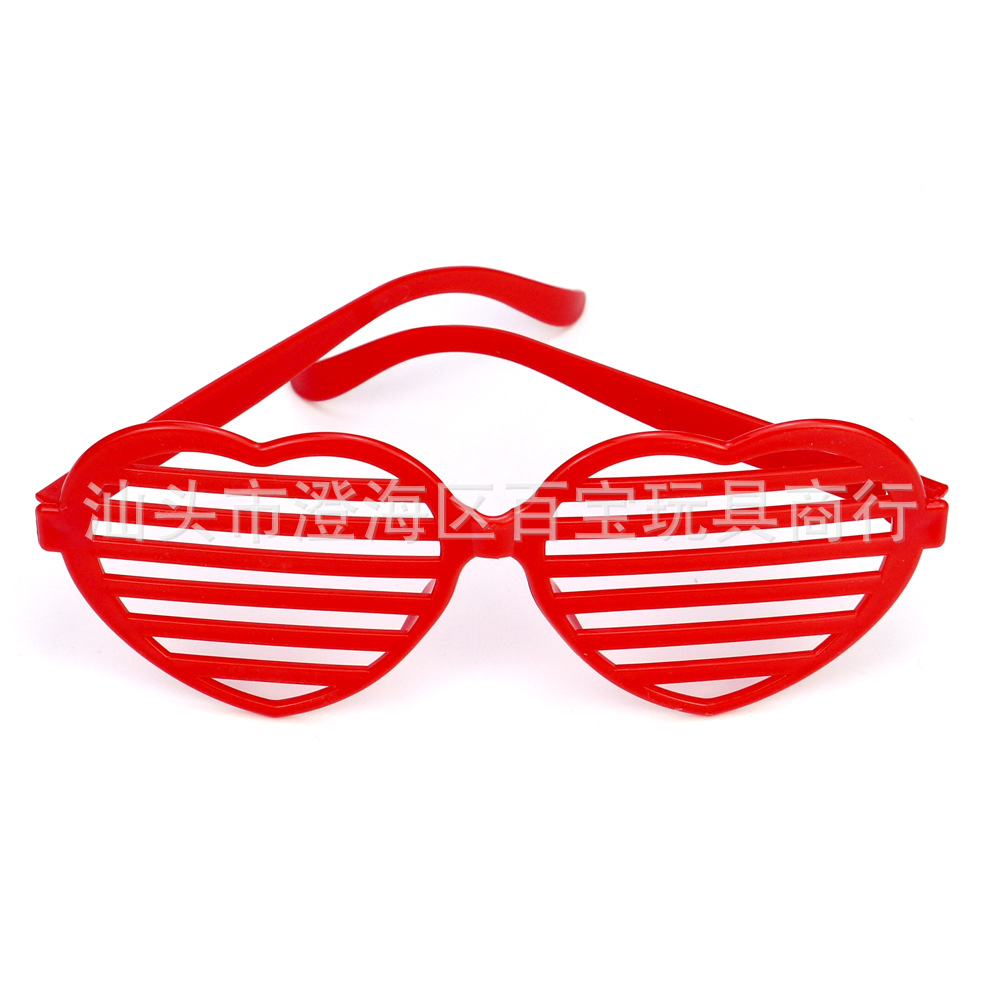 Children's Valentine's Day party love glasses peach heart glasses toy gift heart-shaped glasses cross-border supply