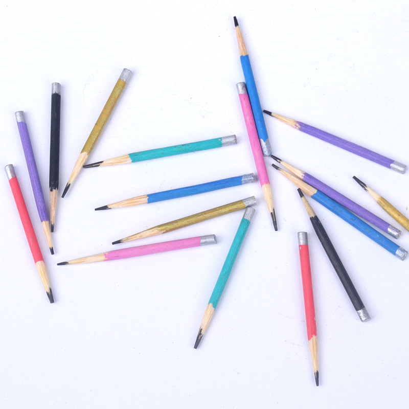 Simulation three-dimensional miniature mini pencil model can not write diy doll house learning scene decoration stationery book