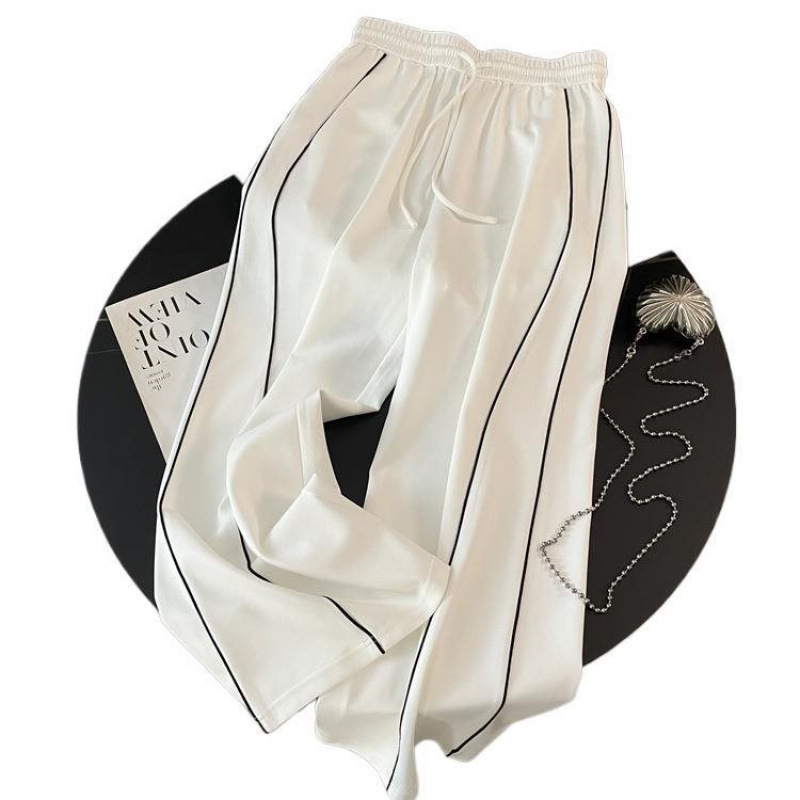 Spring Wear Casual Sports Suit for Women Spring 2025 Style Slimming White Hooded Sweatshirt Three-Piece Set