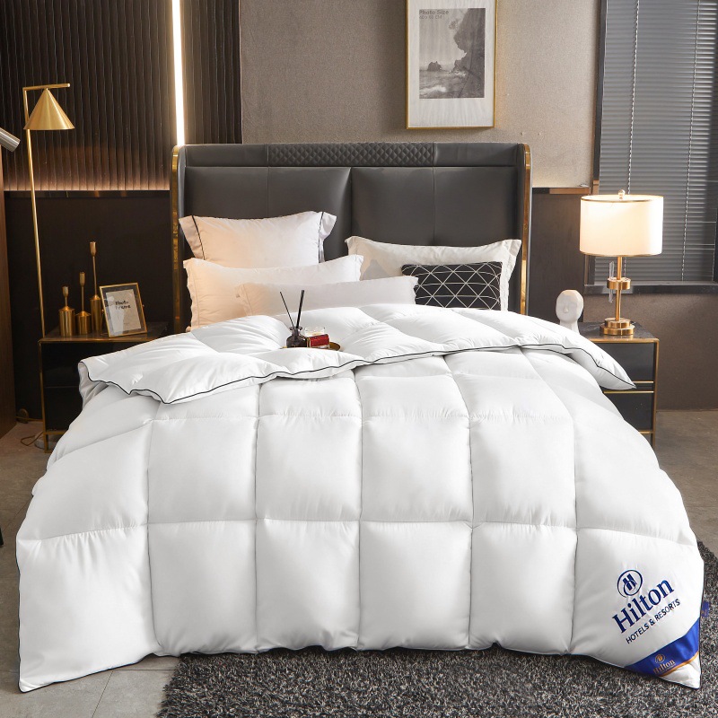 Ковдра Hilton из натурального хлопка, антиперо, шелковая, утолщенная зимняя, четырехсезонная, с хлопковым наполнителем
