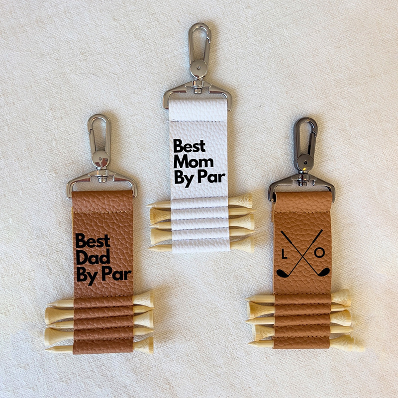 Кожаный чехол для хранения гольф-мячей, держатель для гольф-места, тег, клипса для спортивных мячей на открытом воздухе