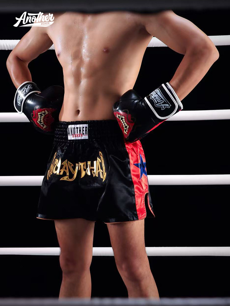 Wholesale Boxing Clothing Set Children's Sanda Shorts Muay Thai Free Fighting Training Clothes Boxing Clothes in Stock