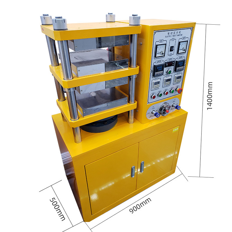 Small Laboratory Flat-Panel Vulcanizer Rubber Plastic Silicone Forming Fully Automatic Electric Tablet Machine Vulcanizer