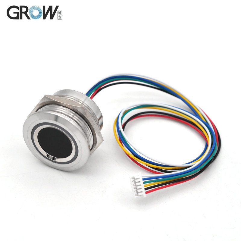 Chengzhang Technology R503-5V Waterproof Fingerprint Collection Module Colorful Light Ring Fingerprint Module Stainless Steel Shell