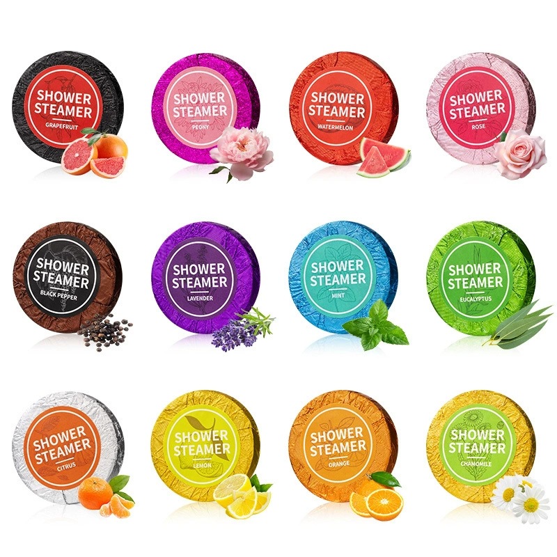 Cross-Border Bath Tablets 30g Dried Flower Shower Tablets Wholesale Hotel Supplies Essential Oil Fragrance Aromatherapy Tablets Oem Explosive Salt Batch