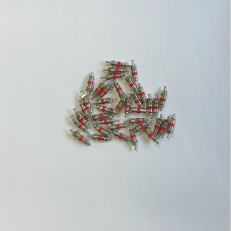 Tax-Included Low Opening Pressure (0-3Psi) Widely Used Copper Valve Core 9007 Red Sealing Rubber Ring