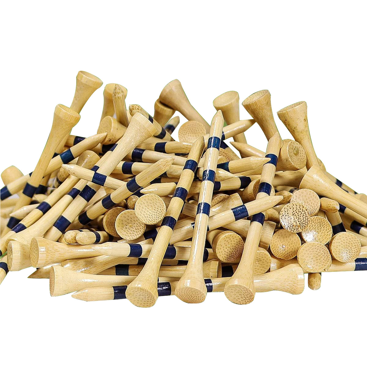 Factory wholesale golf ball nail bamboo ball DingTalk transfer printing ball tee ball tray ball nail seat golf accessories