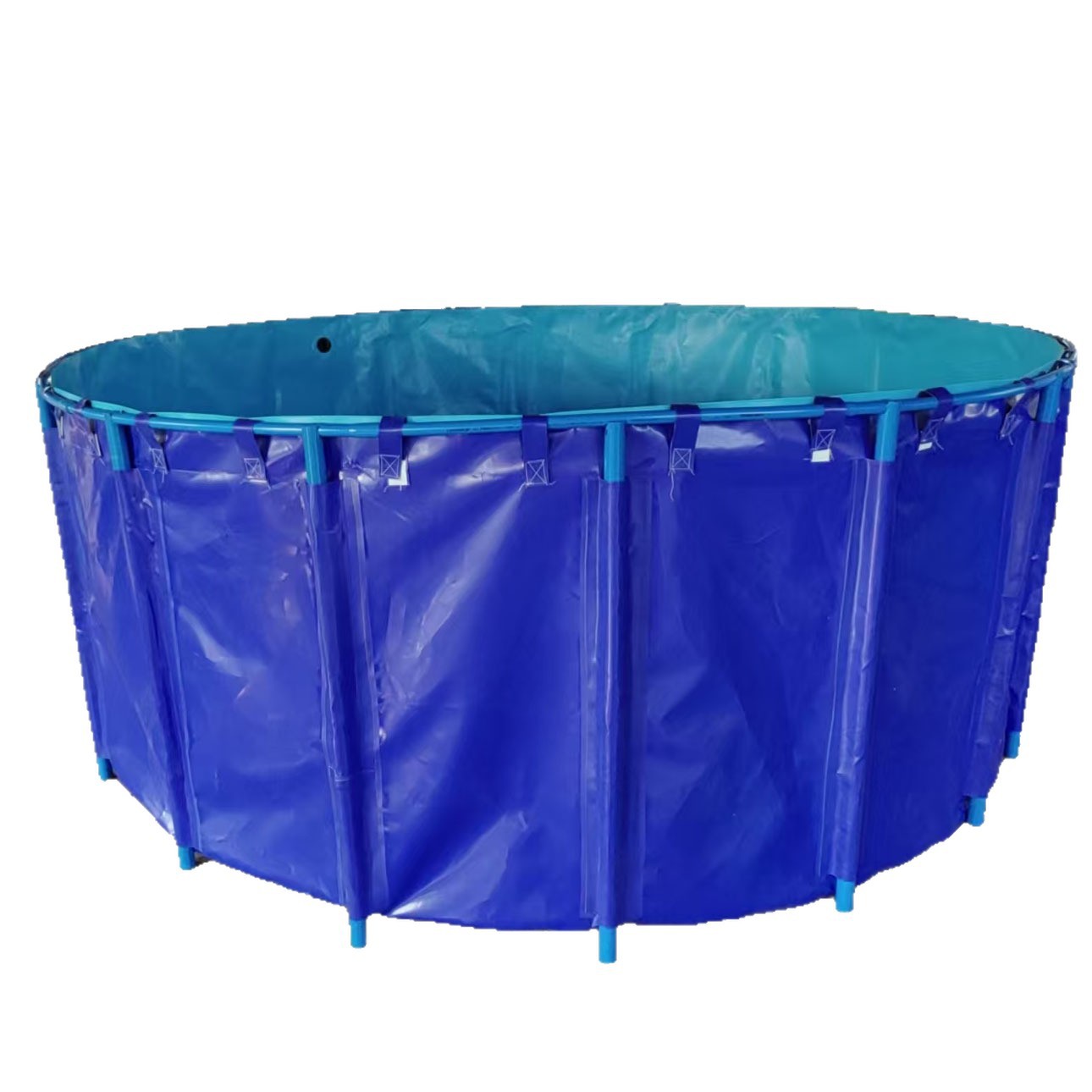 Pvc Canvas Fish Pond, Thickened and High-Density Fish Farming Pond for Home Use Outdoors, Foldable and Thickened Assembly Water Storage Tank