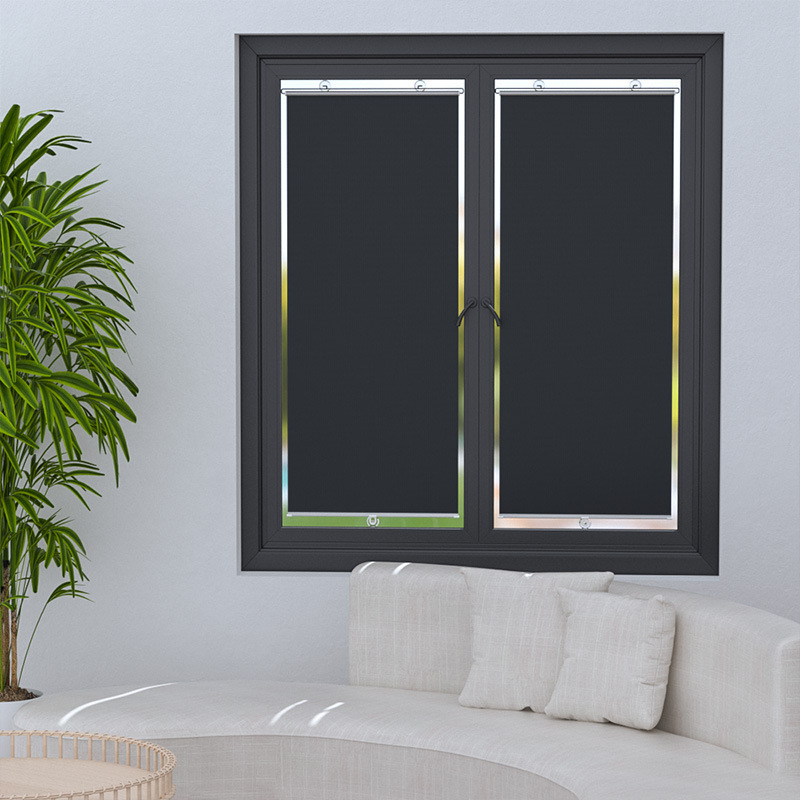 Punch-free Balcony Suction Type Sunshade Bedroom Heat Insulation Telescopic Roller Curtain Home Office Telescopic Sun Protection Sunshade