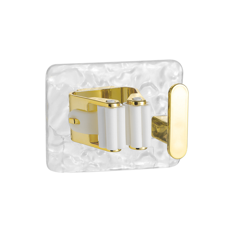 Light Luxury Household Mop Clip Mop Clip Strong Adhesive Hook Punch-free Balcony Bathroom Mop Storage Rack