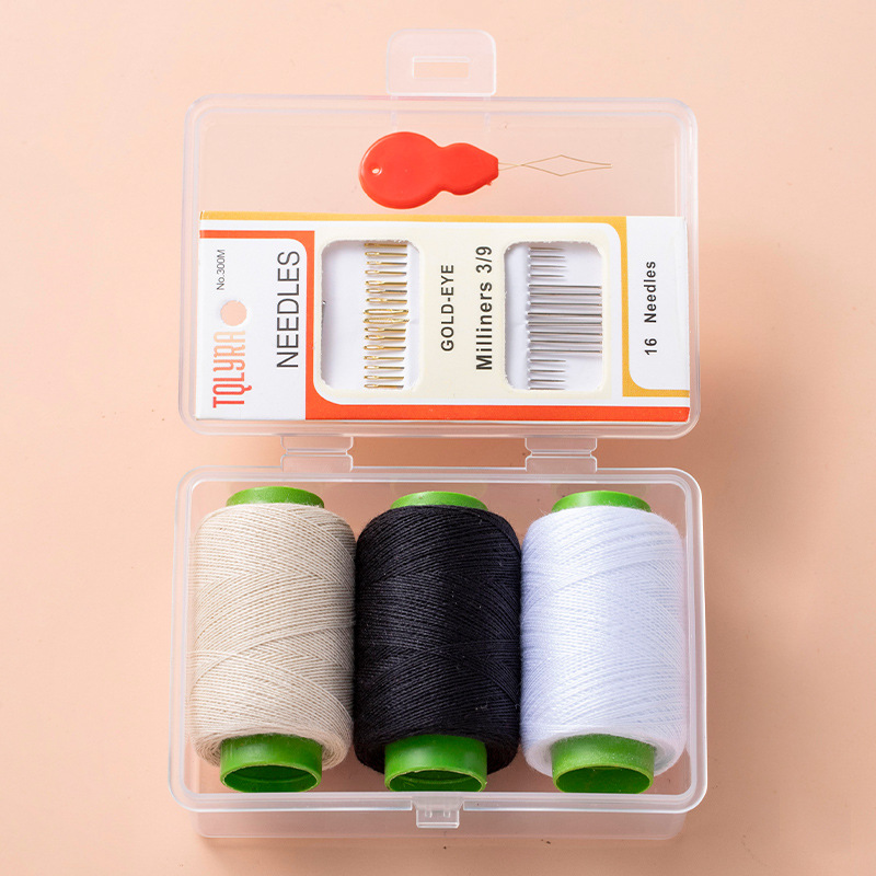 Portable Mini Sewing Box Household High Quality Good Dormitory Sewing Kit Practical suit Sewing Line Sewing Tool